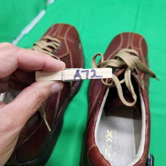 Geox Mens Size 43 US 10 Brown Lace Up Everyday Casual Stylish Comfort Shoes - Picture 14 of 14